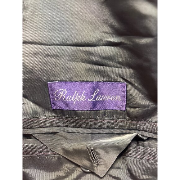Ralph Lauren Purple Label Suit Jacket BWith Notch Lapels & Flap Pockets Size46R - Picture 12 of 15